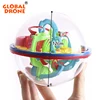 Global Drone 100 Levels Children Learning Educational Toys Intellect 3d Magic Rolling Ball Puzzle Games Maze Ball