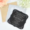 custom laser cutting acrylic wedding invitation invites card from Plexiglass,,Perspex,PMMA, plywood, pvc