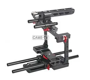 CAME-TV Rig BMCC-01 W/ TOP Handle Dovetail Plate 15mm Rod
