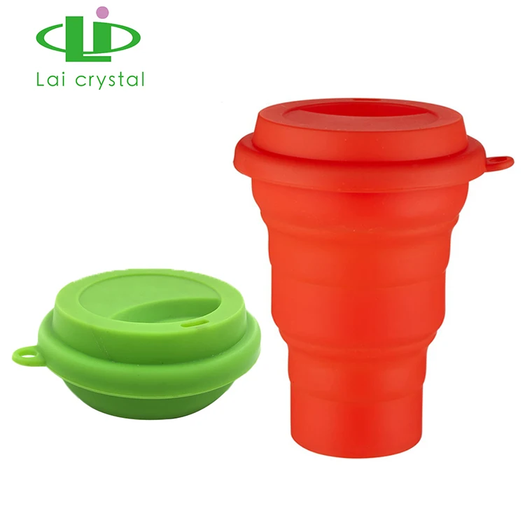 Multifunctional Collapsible Silicone Coffee Cup Foldable Silicone Cup 430ml Silicone Collapsible Cup