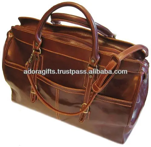 luxury leather travel bags