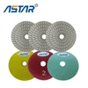 3 step diamond wet or dry polishing pads for marble granite quartz