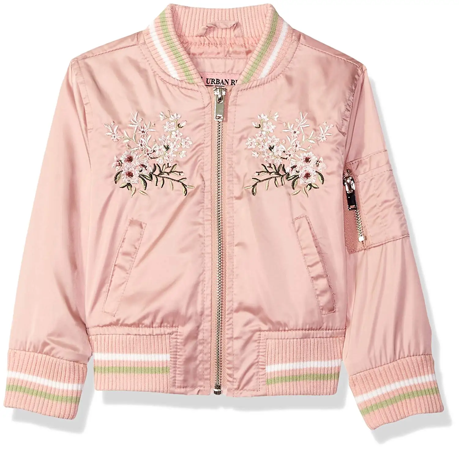 Urban Republic Girls/' Ur Polyfil Jacket Silver Toddler Girls 3T New