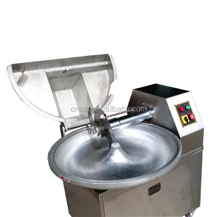 
50L electric vegetable meat sausage meat bowl cutter 
