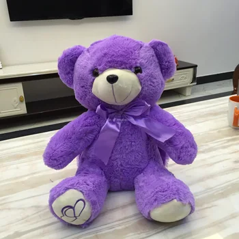teddy bear purple colour