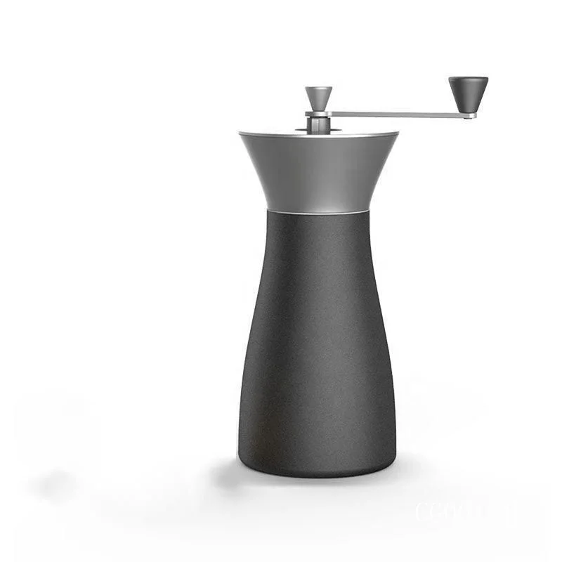 

New design matte black professional coffee grinder ceramic with logo