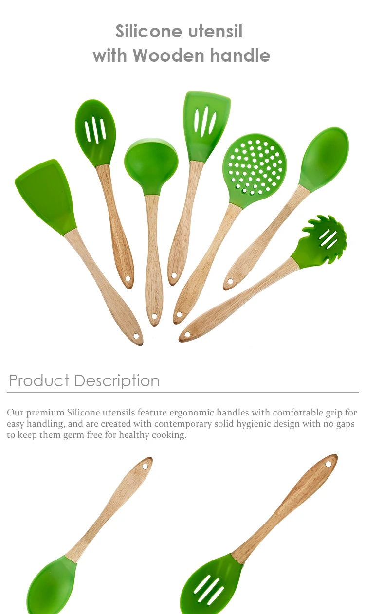 various kitchen utensils