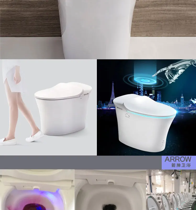 ARROW brand Foshan manufacture high-tech sanitary ware wc intelligent smart auto toilet