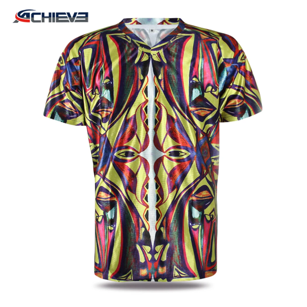 New design sublimation sports teeshirt sublimated t-shirt