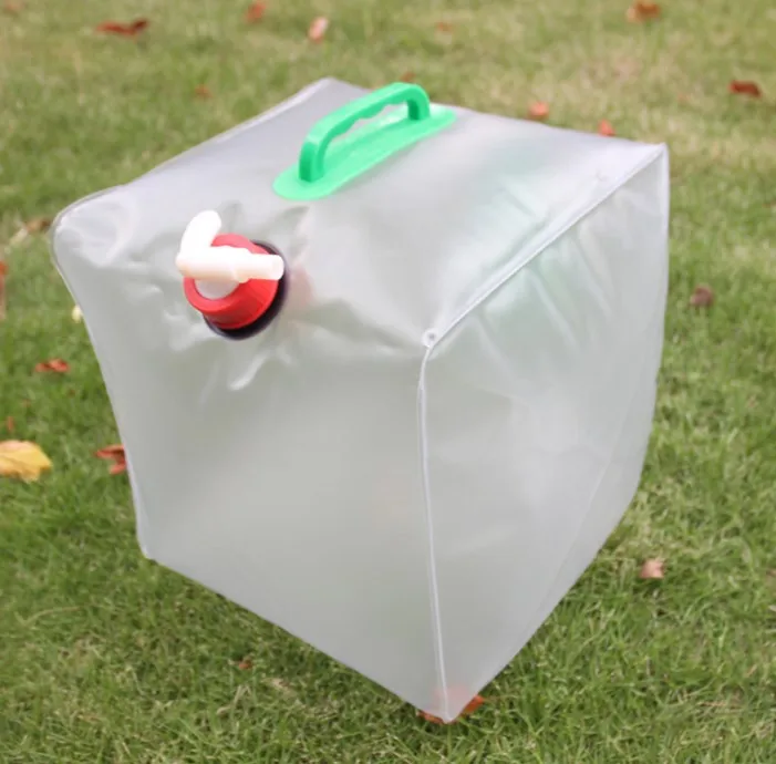 Portable Big Capacity 20l Transparent Folding Tank Plastic Camping