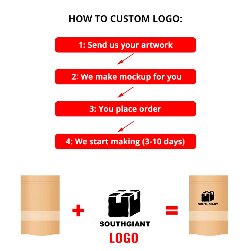 
Wholesale Custom Food Package Window Kraft Paper Zip Lock Bag Stand Up Pouch 