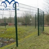 guangzhou coated border green garden wire mesh fence/hot dipped galvanized fence
