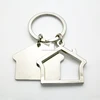 Metal Promotion House Shape Give away Gift Keyring