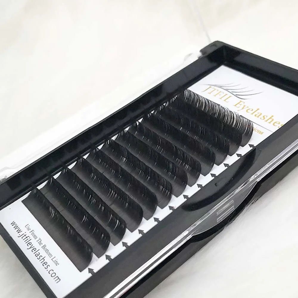 

premium quality handmade cotton false eyelash supplier air flat lashes