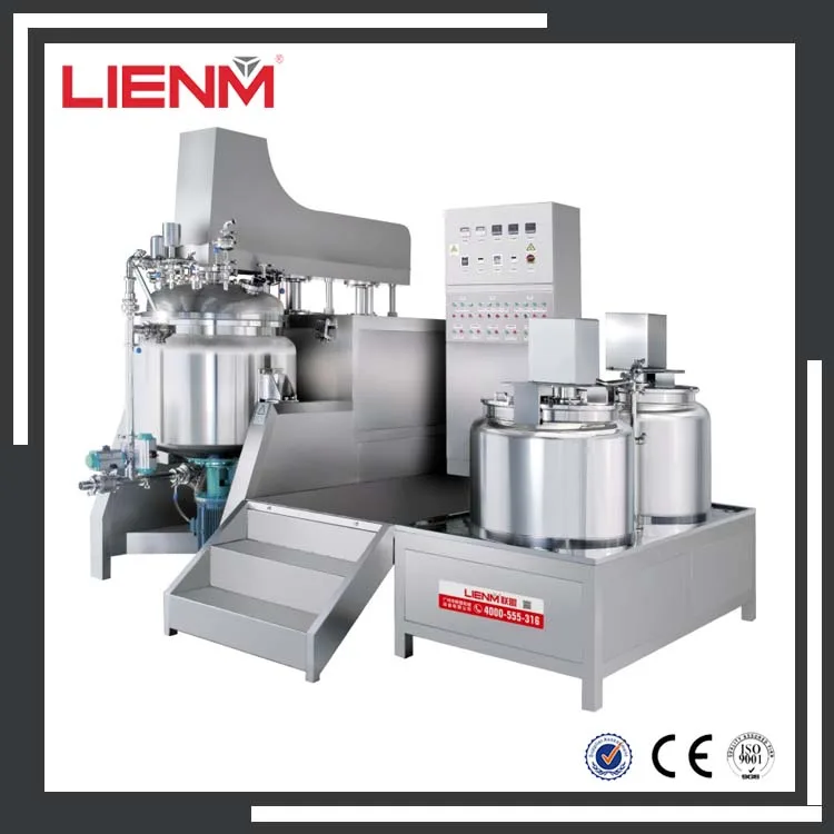 Industrial Cosmetic Cream Lotion Manufacturing Equipment Vacuum