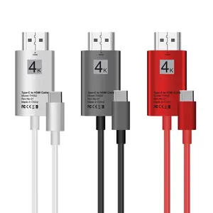 USB C to HDMI 4K Adapter Cable Samsung S9 S8 & MacBook Pro