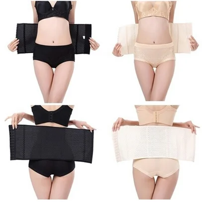 

Slimming Comfort Nude 6 Rows Hook 7 Plastic Bones Tummy Control Waist Shaper Belt, N/a