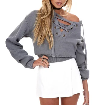 cropped off the shoulder sweatshirt