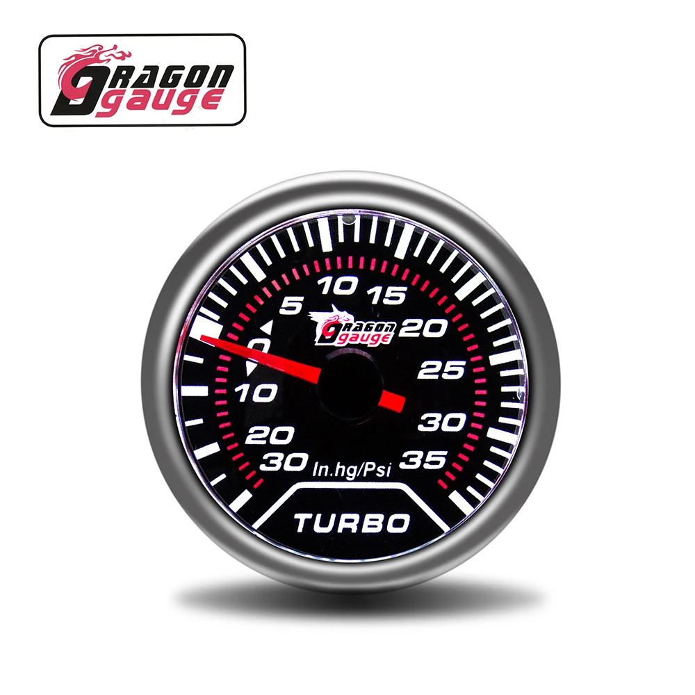 Dragon Gauge Seven Color Acrylic Mirror 2 Inch 52mm Car Boost Gauge Bar