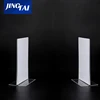 Plexiglass clear poster shelf a3 table top board stands acrylic stand poster display rack