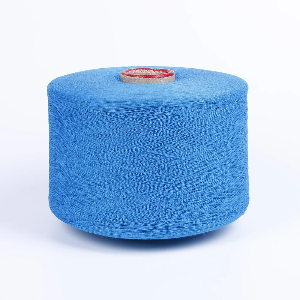 21s 回收再生棉涤纶开放式毛巾纱 ne 从制造