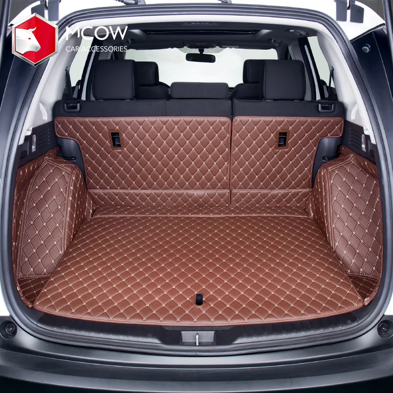 
All Weather Customized Universal Leather 3D 5D Car Trunk Mats 