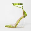 Wholesale Ladies Platform Women Clear Heel Sandal Shoes