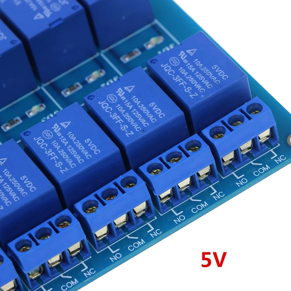 dc 5v 12v十六16通道繼電器模塊接口板,帶光耦合器保護lm2576電源