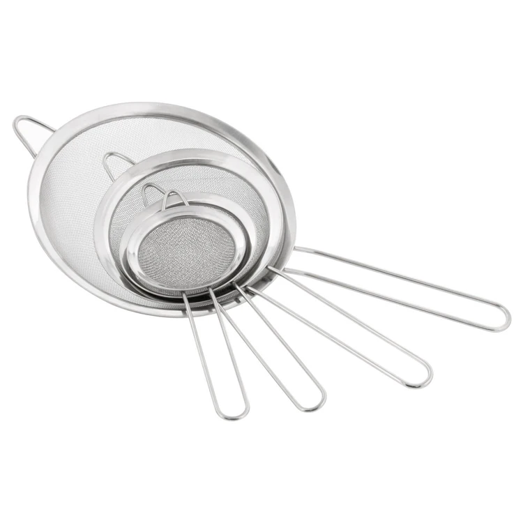 

Wide Edge Premium Quality Fine Mesh Stainless Steel Strainer