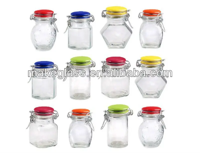 Air Small Gl Jar With Ceramic Lid Clip And Mat Small Gl Jar With Ceramic Lid