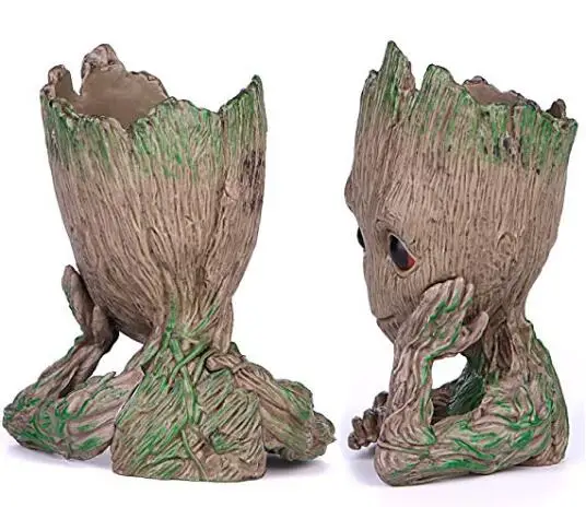 
Tree Man Model Toy Hand up Pen Flower Pot Guardians of the Galaxy 2 Action Figure Baby Groot Flowerpot 