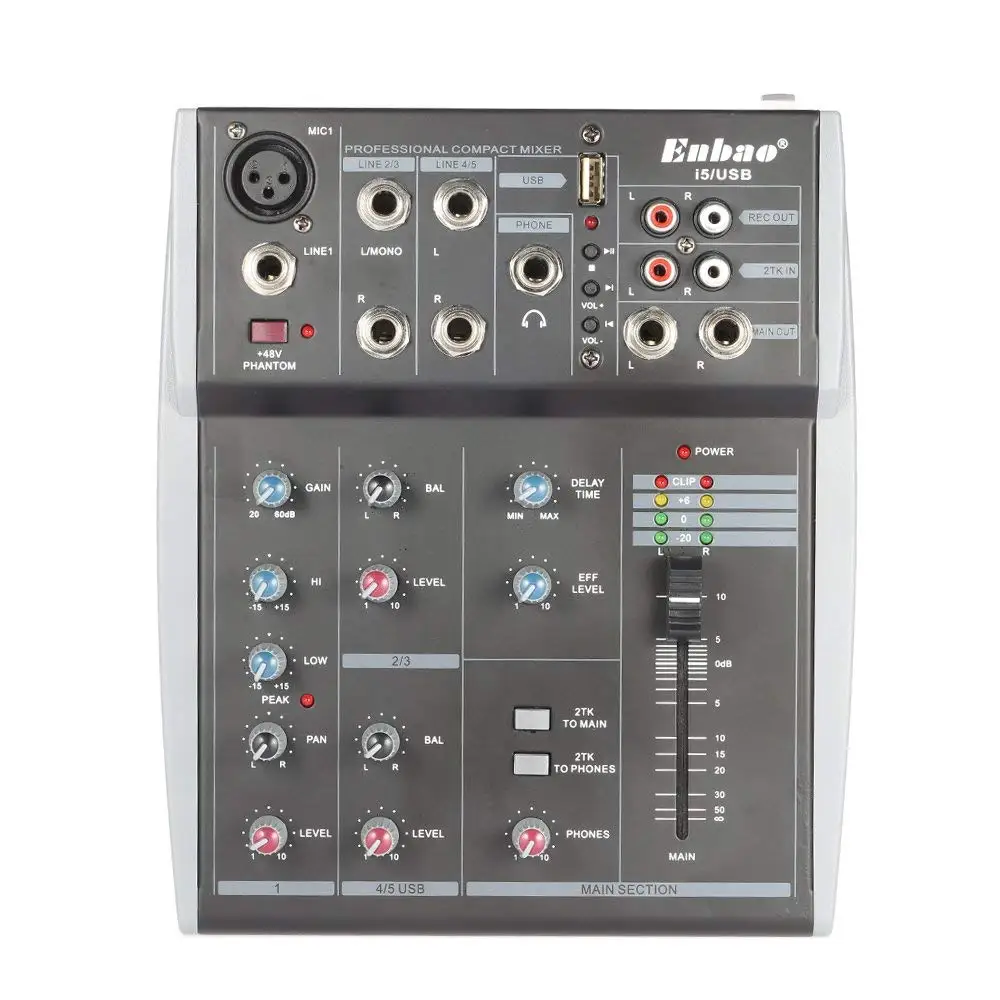 Buy Behringer 5-Input USB Audio Mixer with XLR Preamp in Cheap Price on