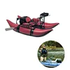 One Person PVC Double Coated Fabric Small Pontoon Float Boat with Aluminum Frame