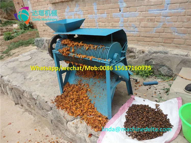 details of fresh almond seed removing machine