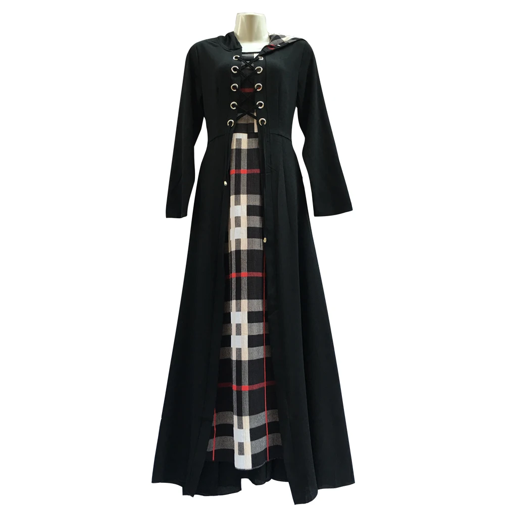 

Turkey black long sleeve muslim abaya, 5 colors