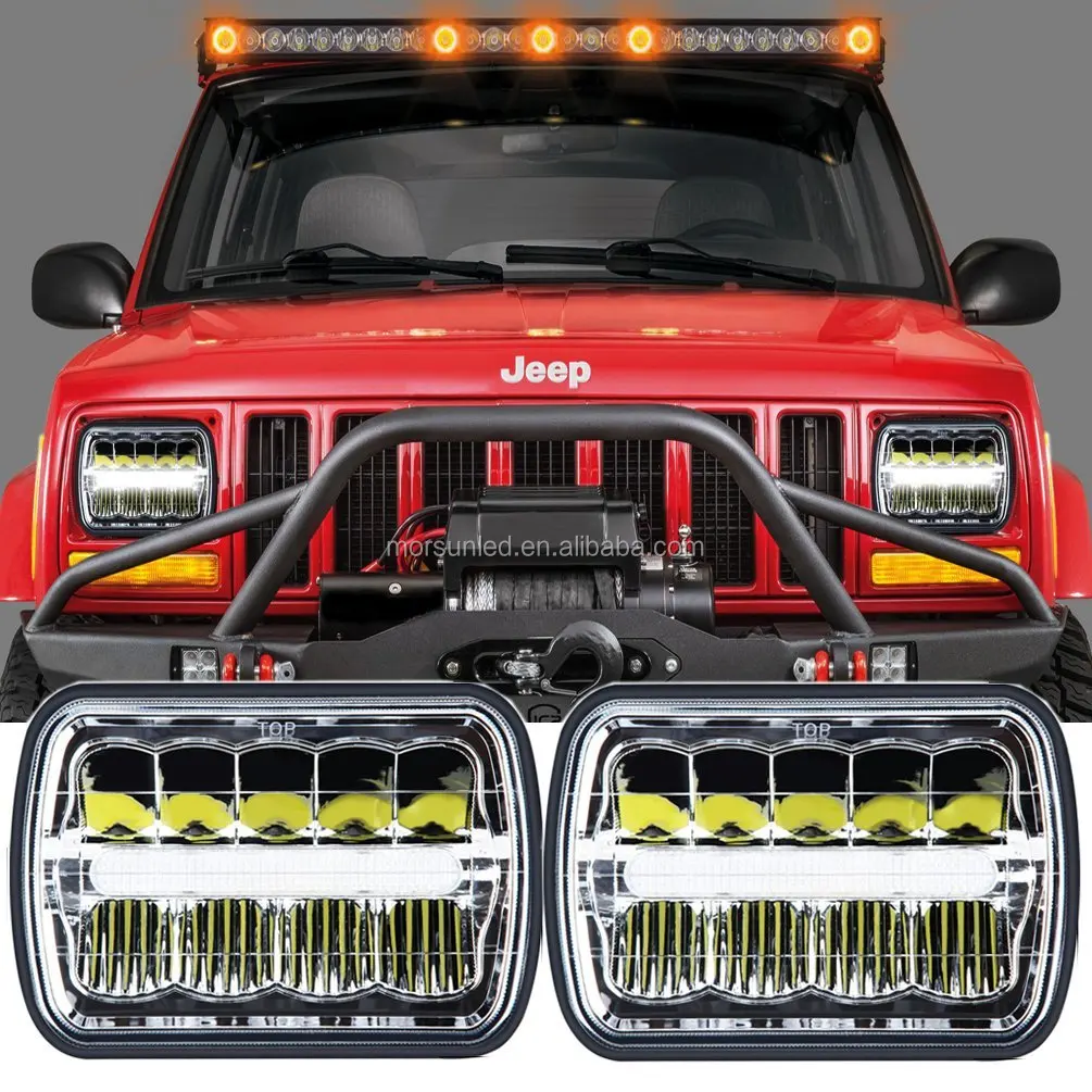 Led Lights For Jeep Wrangler Yj/cherokee Xj Off Road Vehicle