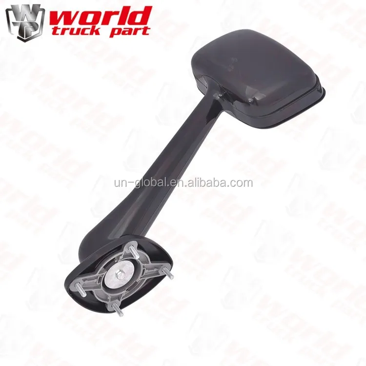 Aftermarket Freightliner Cascadia Truck Hood Mirror Black Painted A22