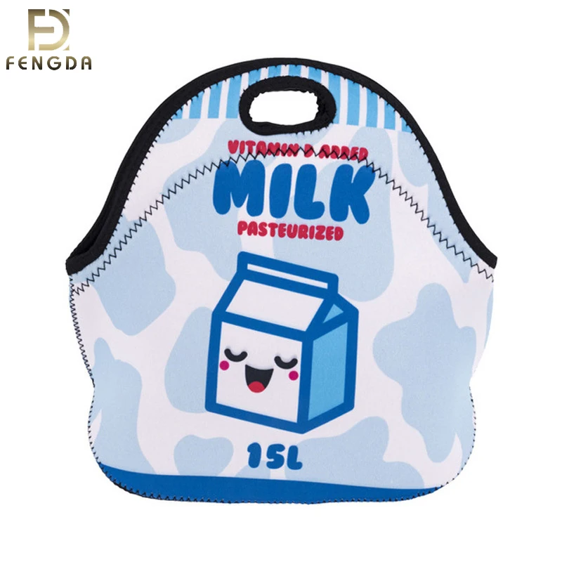 

Wholesale Customized Size Neoprene Lunch Bag Insulated Thermal Food Waterproof