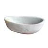 Stone Art Curve Edge Marble Bathtub Bathroom Decor