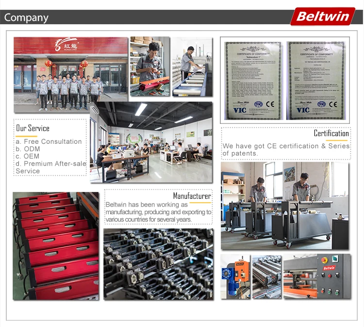 Beltwin automatic endless belt pvc pu belt guide welding machine with Wheel- base design