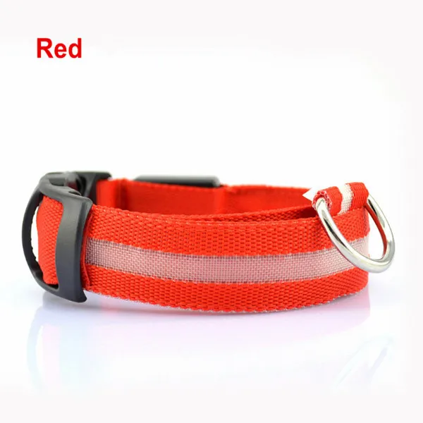 

Pet dog cat Change it every day 7 color led dog collar usb rechargeable led luminous dog collars