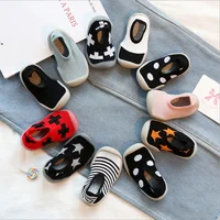 

Summer Low Cut Knit Slipper Rubber Soles Socks,Baby Non-Slip Socks With Rubber Soles