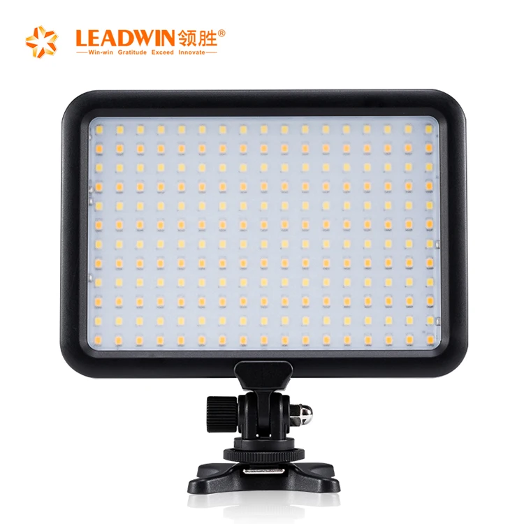 

2018 Leadwin photography battery operated portable led video camera light, Black