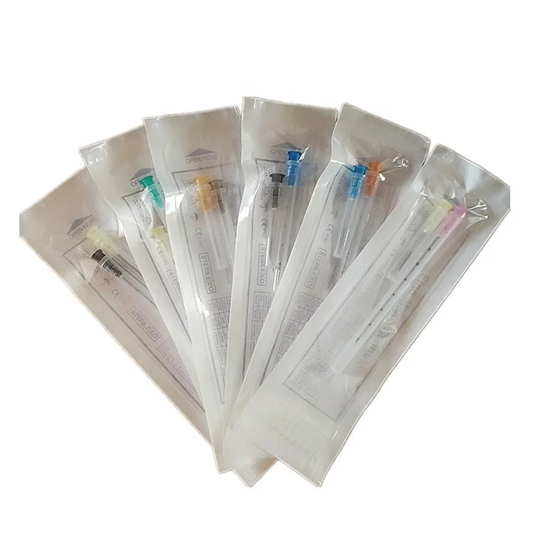 
25G 50MM Disposable HA Haluronic acid injection micro blunt cannula tip needle 