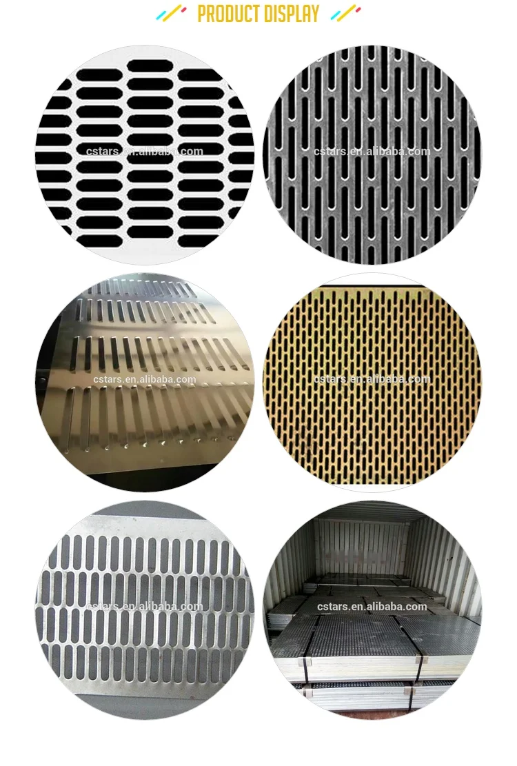 Oval Hole Shape Aluminum Perforated Sheet Metal Buy Decorative
