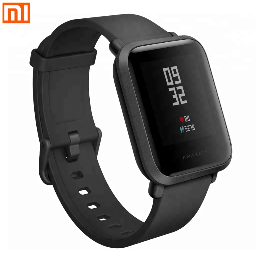 

Stainless Steel Amazfit BIP A1608 2.5D Corning Gorilla glass+1.28 touch screen multiple sports modes watches men wrist brand