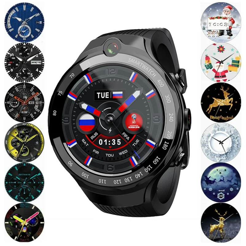 

W100 Android Watch Phone 7.1 OS HD Dual Cameras Sport Watch Phone Support GPS Wifi Nano SIM Card 4G Smart Watch Phone
