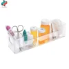 ZNF00066 Clear Plastic Small Bathroom Medicine Dental Cabinet Storage Organizer for Medical Suppliers Bandages Thermometer