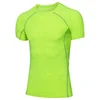 Bulk order discount Sport wear gym clothes Customized logo latest men short sleeve gym shirt