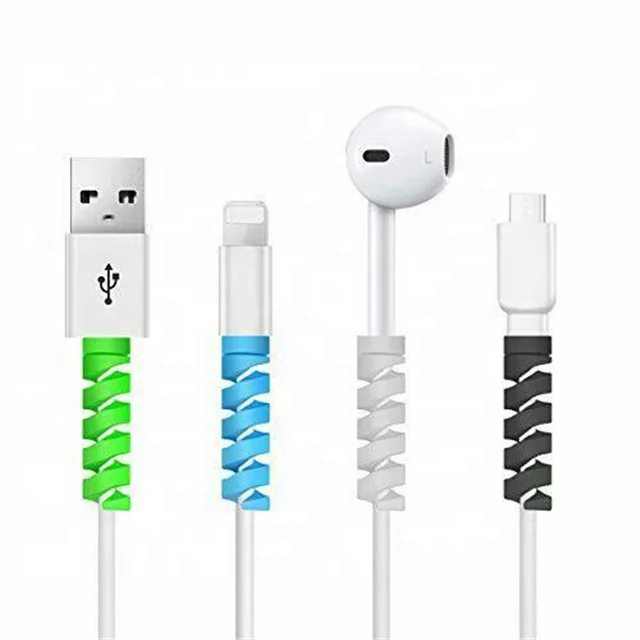 

Low price silicone rubber usb cable guard for all mobile phone, Customized silicone cord protector